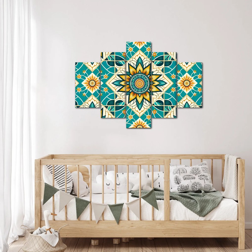 Tablou - Model turcoaz (150x105 cm)