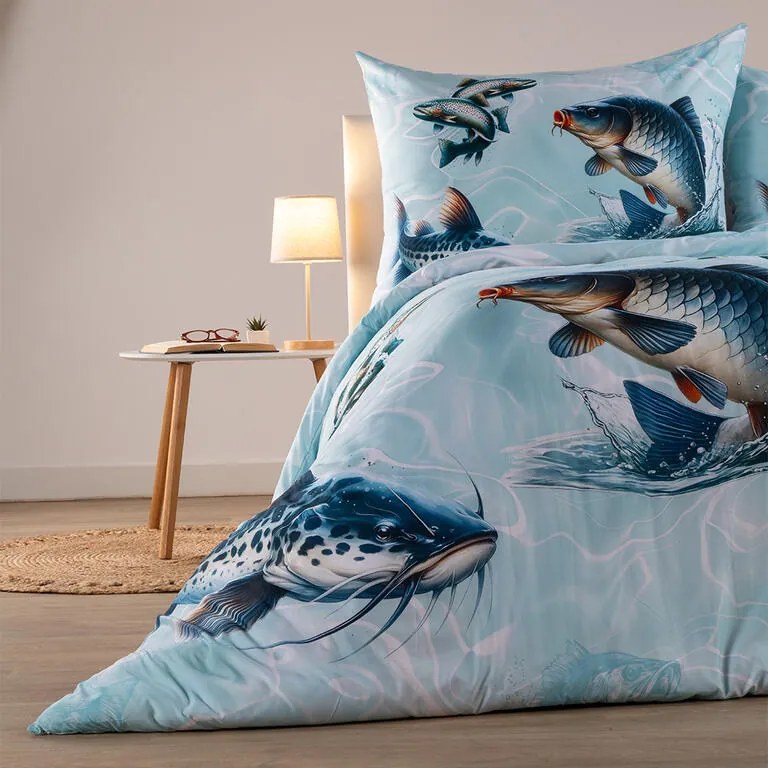 Lenjerie de pat din microfibră PEȘTI