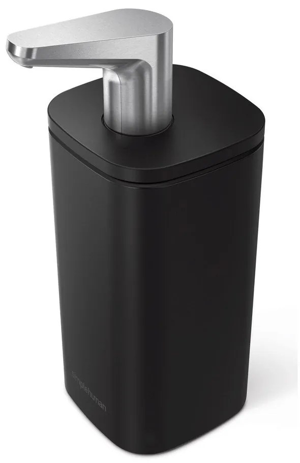 Dozator de săpun lichid negru mat din oțel 295 ml – simplehuman