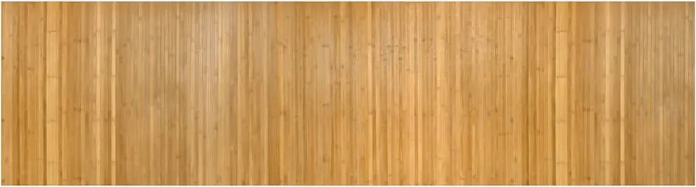 vidaXL Covor dreptunghiular, natural, 80x300 cm, bambus