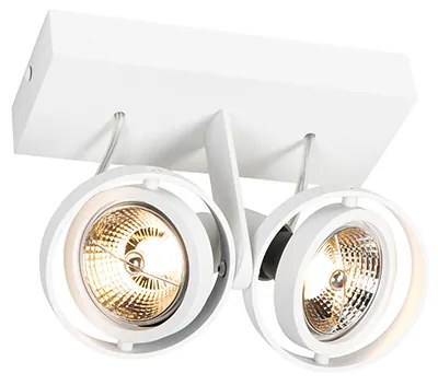Spotlight modern alb cu 2 lumini - Master 70