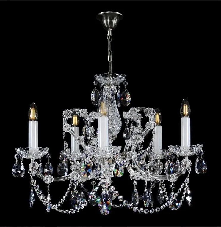 Candelabru 5 brate Cristal Bohemia Exclusive MARIA TEREZIA 1