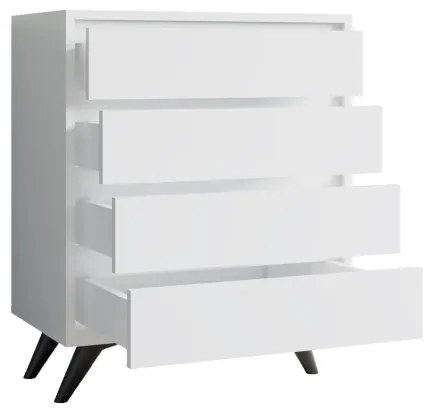 Comodă SUVERA 86x70 cm alb