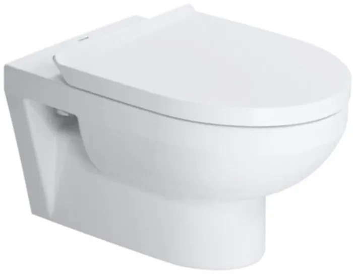 Set Vas WC suspendat cu capac soft close Duravit Durastyle Rimless 37x54 cm evacuare orizontala