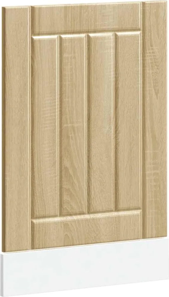 vidaXL Panou pentru mașină spălat vase Lucca Lemn stejar Sonoma