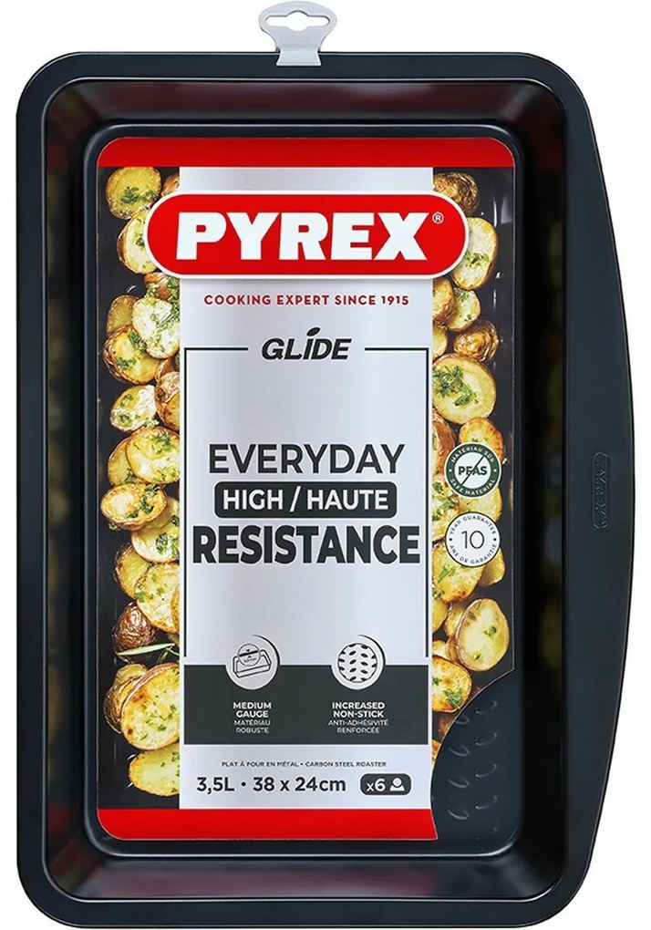 Pyrex Tava adâncă pentru copt Glide 38 x 24 cm, L