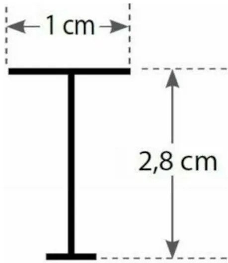 Sina tripla aluminiu - 250 cm