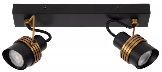 Spot Lucide 34944/02/30 TUNDRAN 2xGU10/5W/230V negru