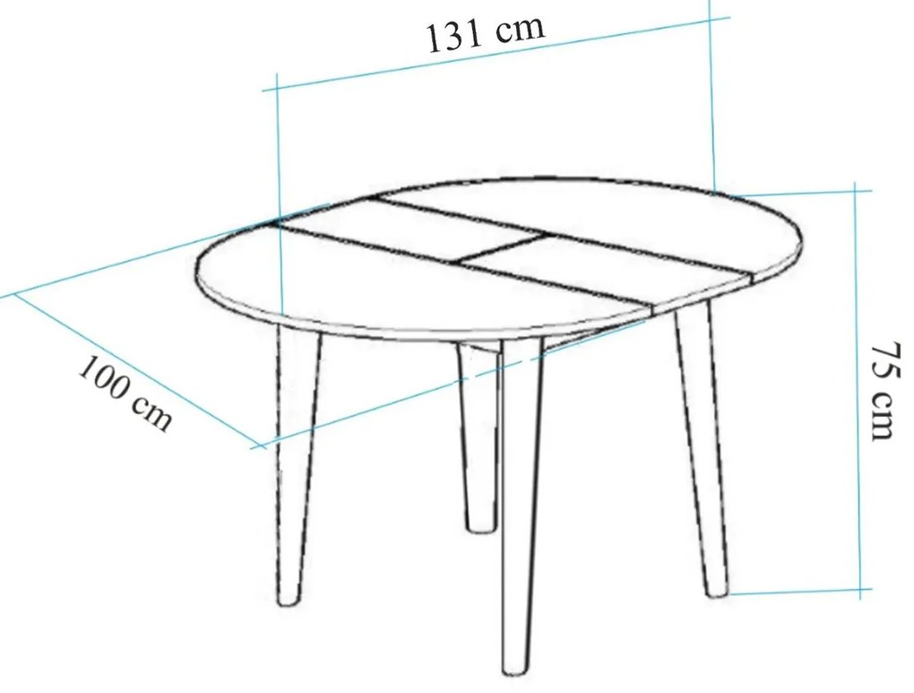 Masă de luat masa Vina Atlantic Pine