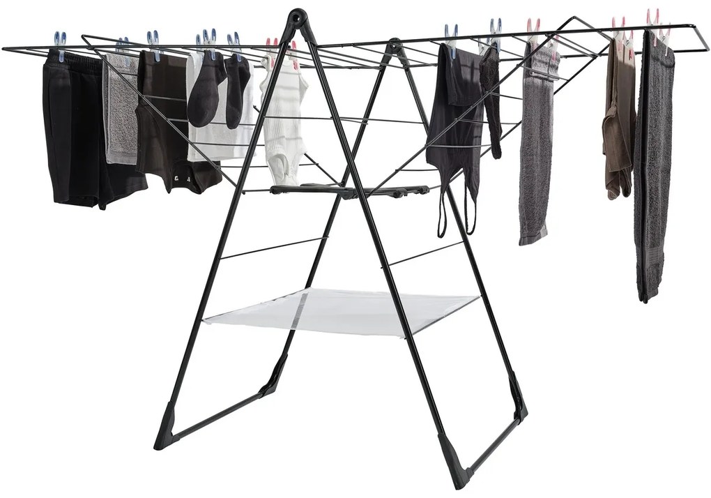 Uscător de rufe Leifheit Classic 250 Flex Black,25 m