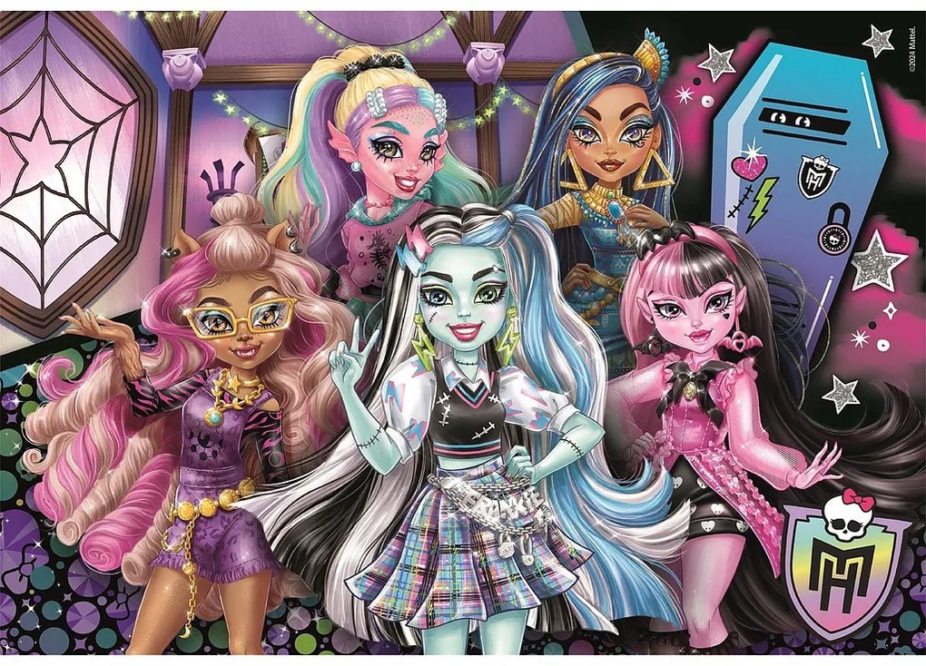 Monster High Cool Clique Puzzle Clementoni 104 piese