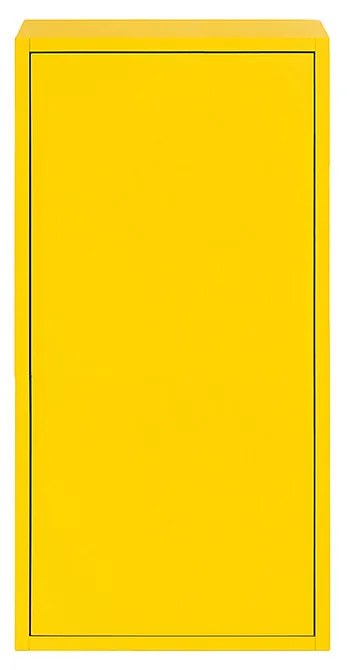 Boxie 1 ușă dulap de perete 80x40x37 cm galben