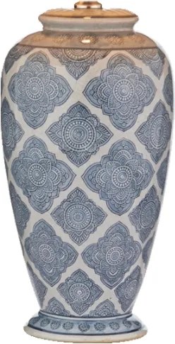 Där Lighting ELY4223 - Lampă de birou ELY 1xE27/60W/230V albastră
