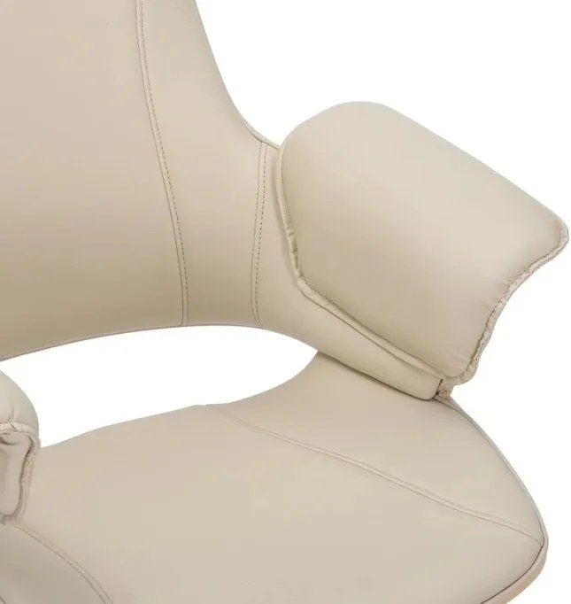 Scaun de birou pivotant Manhattan bej crem