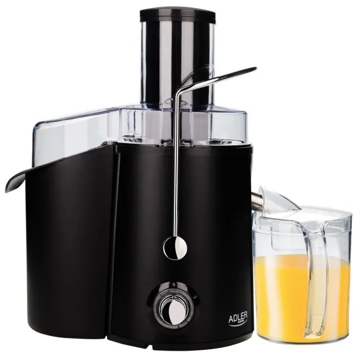 Storcator Adler AD 4127, 2 viteze, 1000W, 18000 r/min, 1 litru, Negru