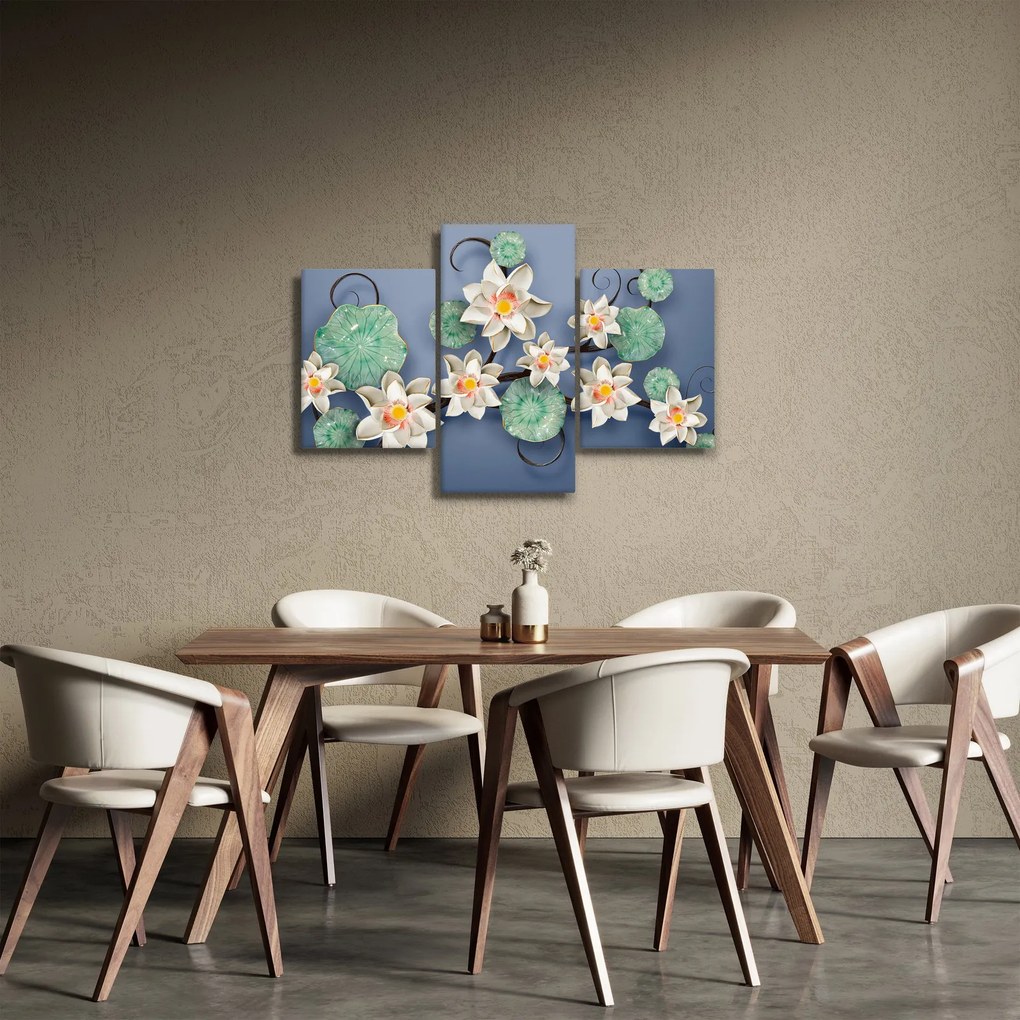 Tablu cu nufăr (90x60 cm)