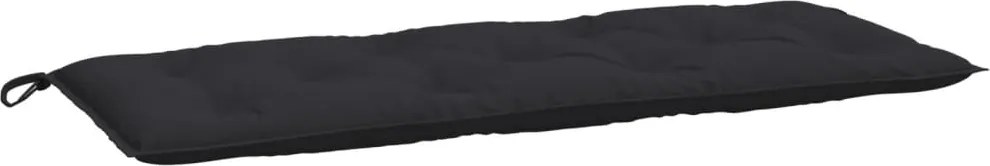 vidaXL Pernă bancă de grădină, negru, 120x50x7 cm, material oxford