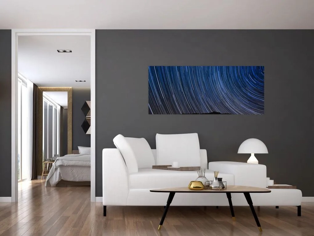 Tablou cu stele noaptea și cerul (120x50 cm)
