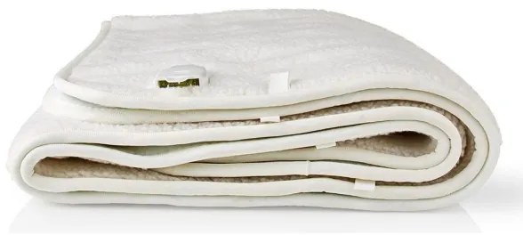 Pătură electrică 60W/230V 150x80 cm lână Nedis PEBL120CWT1
