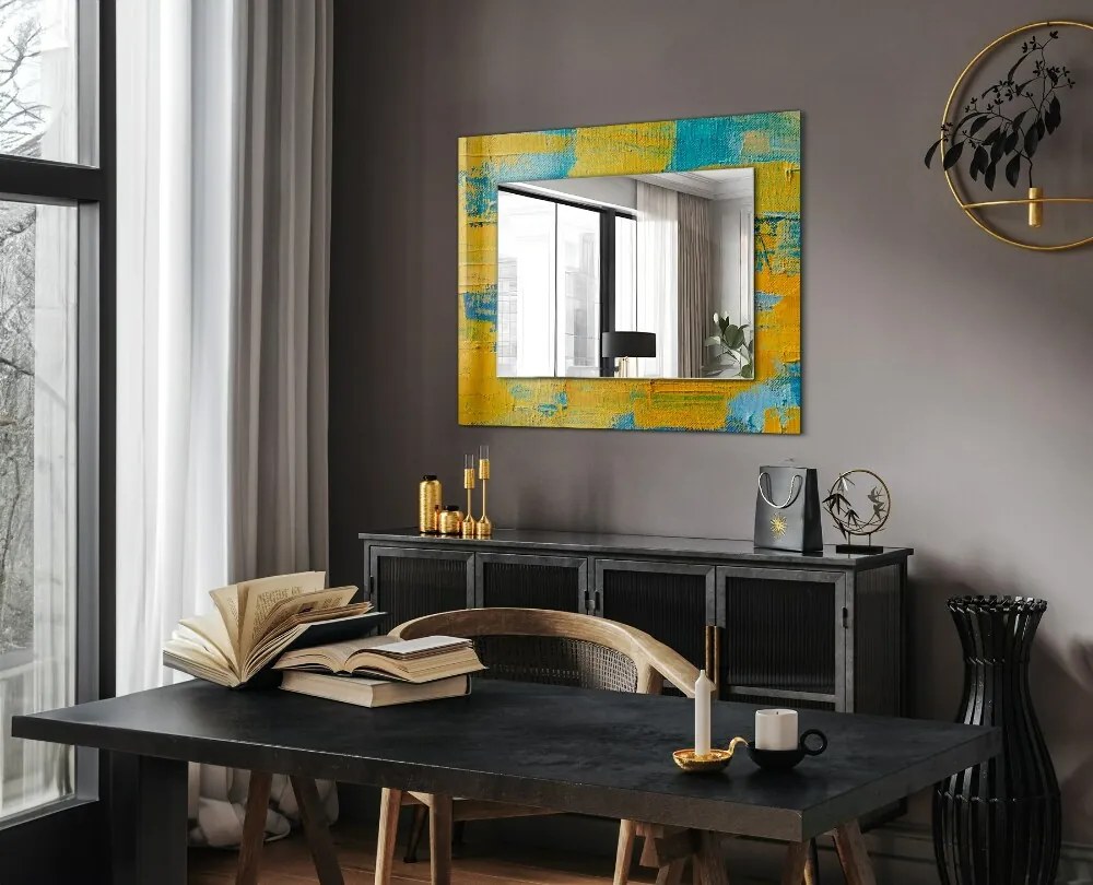 Oglindă imprimată Pictură abstractă în ulei
