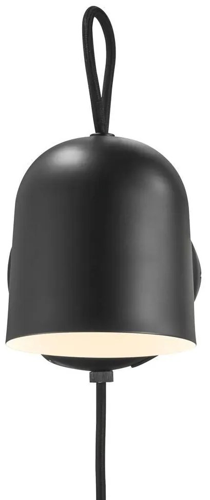 Aplica de perete, cu mufa usb, design modern Angle negru 2120601003 NL