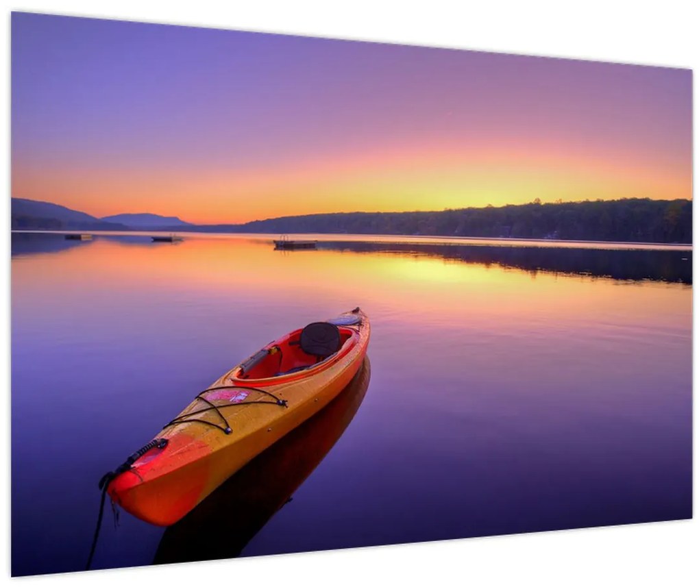 Tablou - Kayak pe lac (90x60 cm)