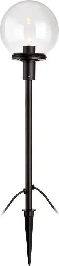 Markslöjd 107283 - Lampă LED de exterior GARDEN24 LED/3W/24V 81 cm IP44 negru/transparent