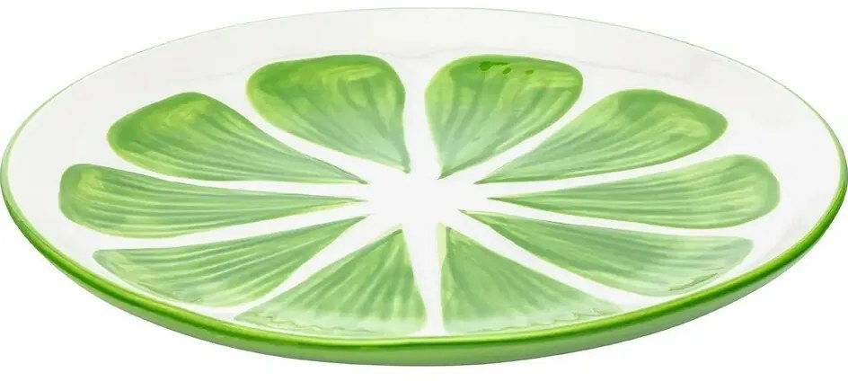 Altom Set de farfurii ceramice Tropicana lime 20cm, 2 bucăți