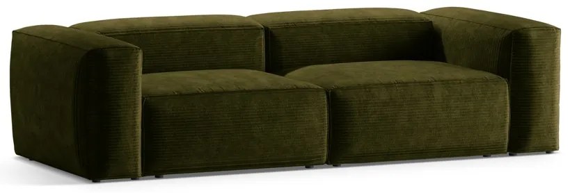 Canapea 3 locuri Bergamo velur reiat L264 cm