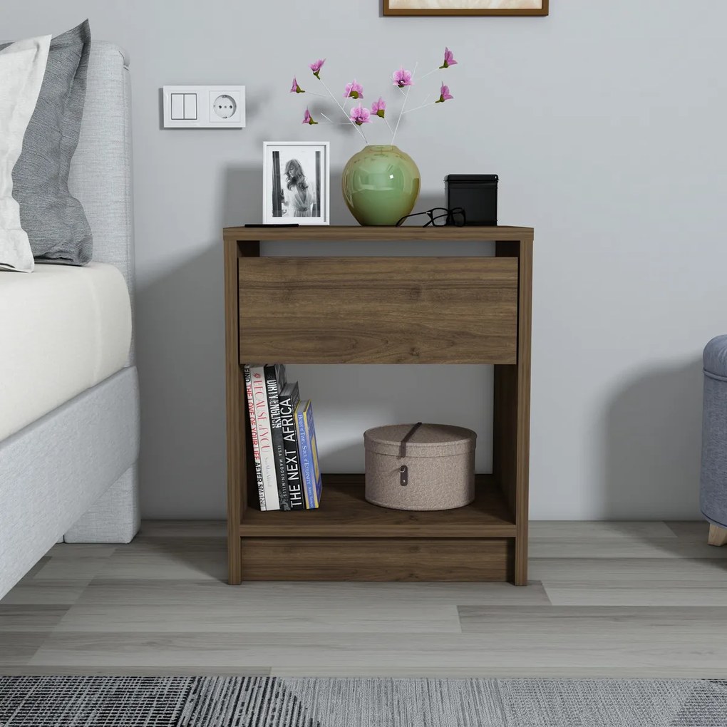 Măsuță de noptieră Cedrus Walnut