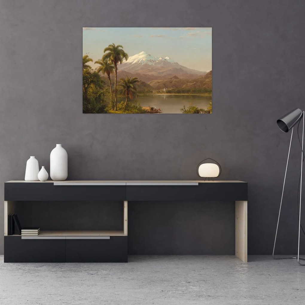 Tablou - Frederic Edwin Church, Tamaca Palms, reproducere (90x60 cm)