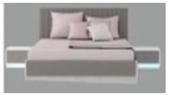 Dormitor GLOBAL108 - oak blanco/dark capucino
