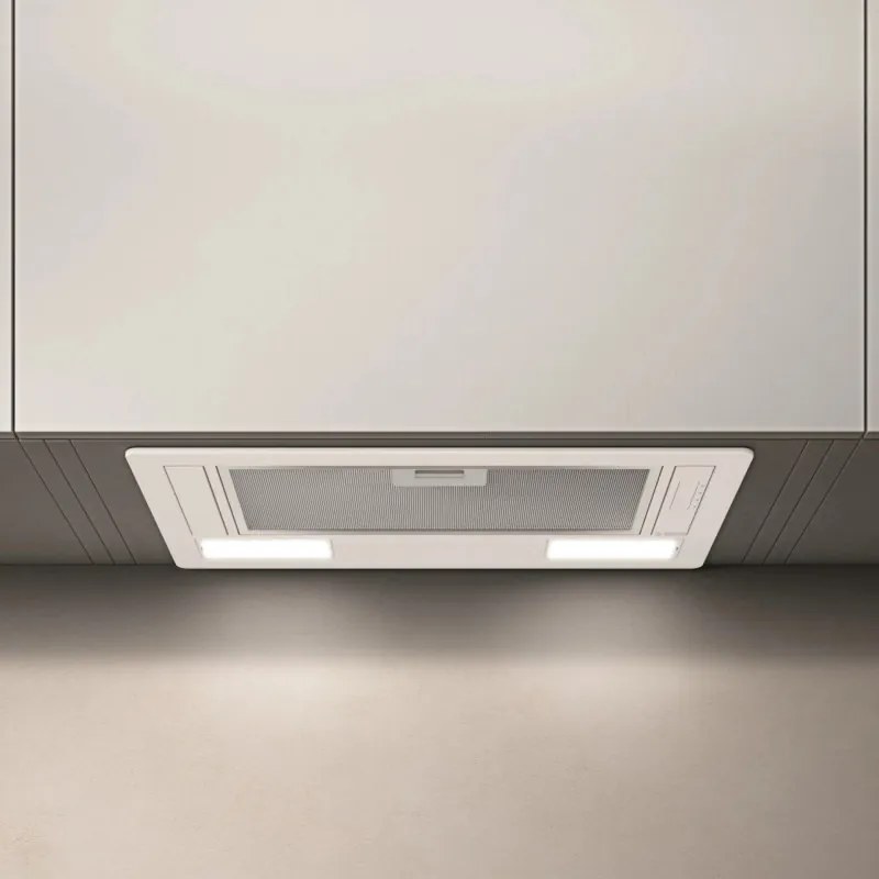 Hota de bucatarie incorporabila Elica Era C WH 52, 146 W, 52 cm, Clasa D, 368 m³/h, Iluminare LED, Alb