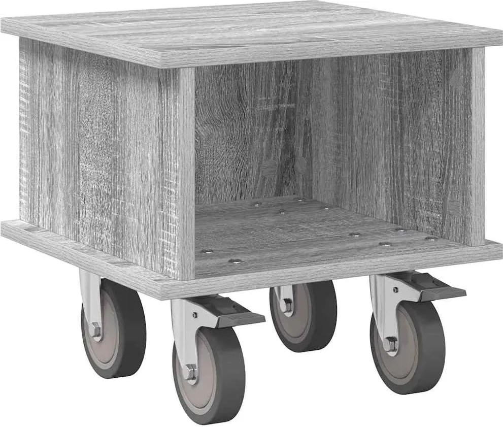 vidaXL Support TV Gri Sonoma 37 x 35 x 35 cm Lemn compozit