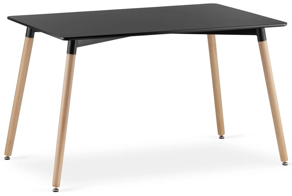 Masa de dining neagra ADRIA 120x80 cm