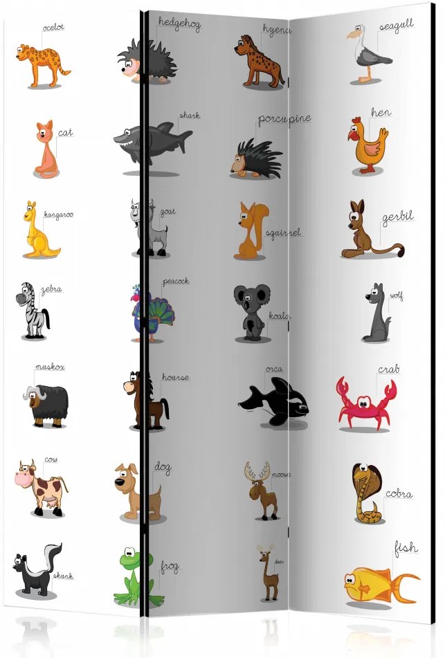Paravan - Learning by playing (animals) [Room Dividers]