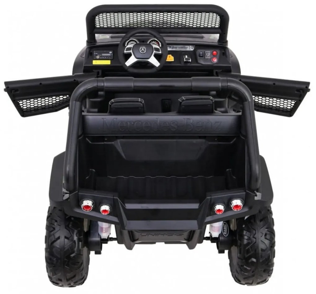 Masinuta Electrica cu acumulator pentru copii NOVOKIDS™ Mercedes Buggy UTV , Cu faruri LED, Telecomanda, 3-8 ani , max 35 kg , 12V, Mp3/USB si