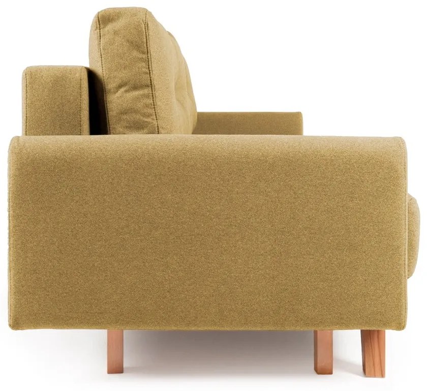 Canapea extensibilă Bonami Selection Pop, galben