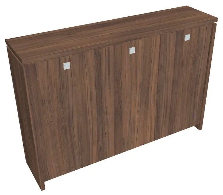 Dulap mediu pentru haine Verno 188 x 46 x 130 cm, nuc