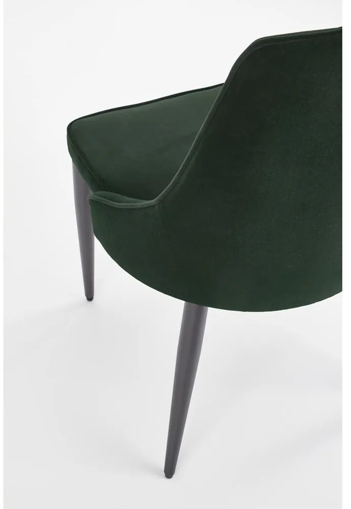 Scaun de bucaterie Marien, verde/negru