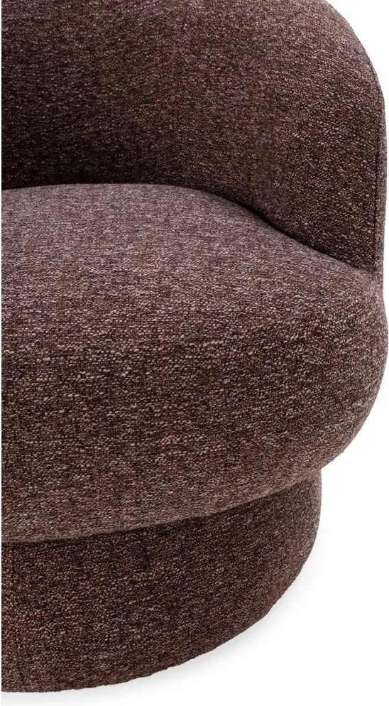 Fotoliu mov/maro pivotant Dali – MOME