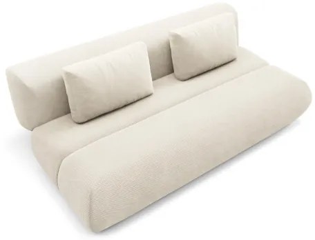Canapea extensibilă FANO, crem, 3 locuri