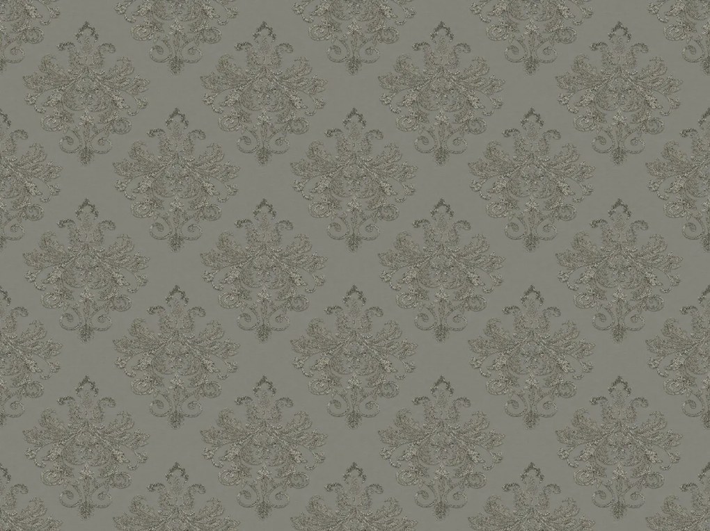 Tapet Baroque Pearl, Gray, Rebel Walls