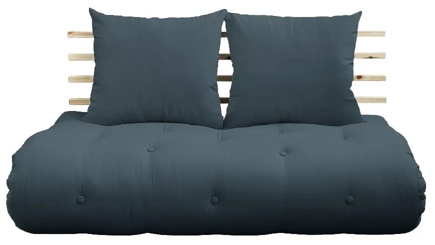 Canapea variabilă Karup Shin Sano Natural, albastru