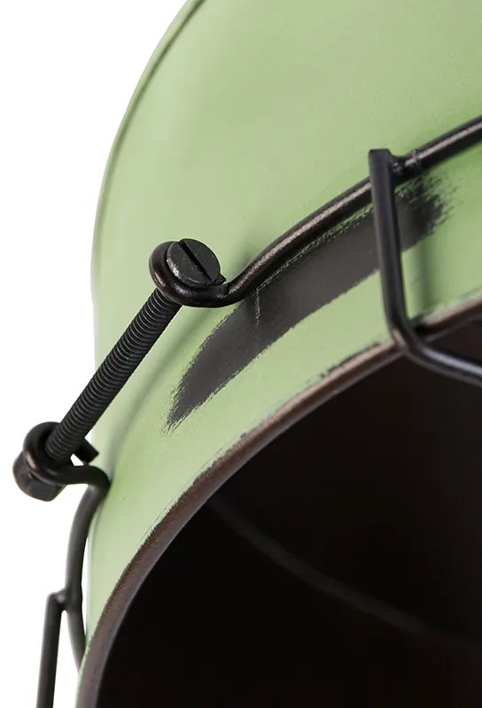 Plafoniera industrială verde 35 cm - Barril