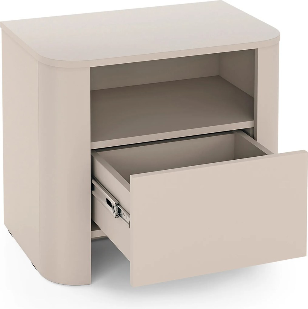 Noptieră Sorrenti 58 cm - cashmere