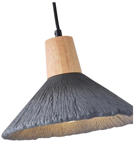 Lustră pe cablu 1xE27/15W/230V gri