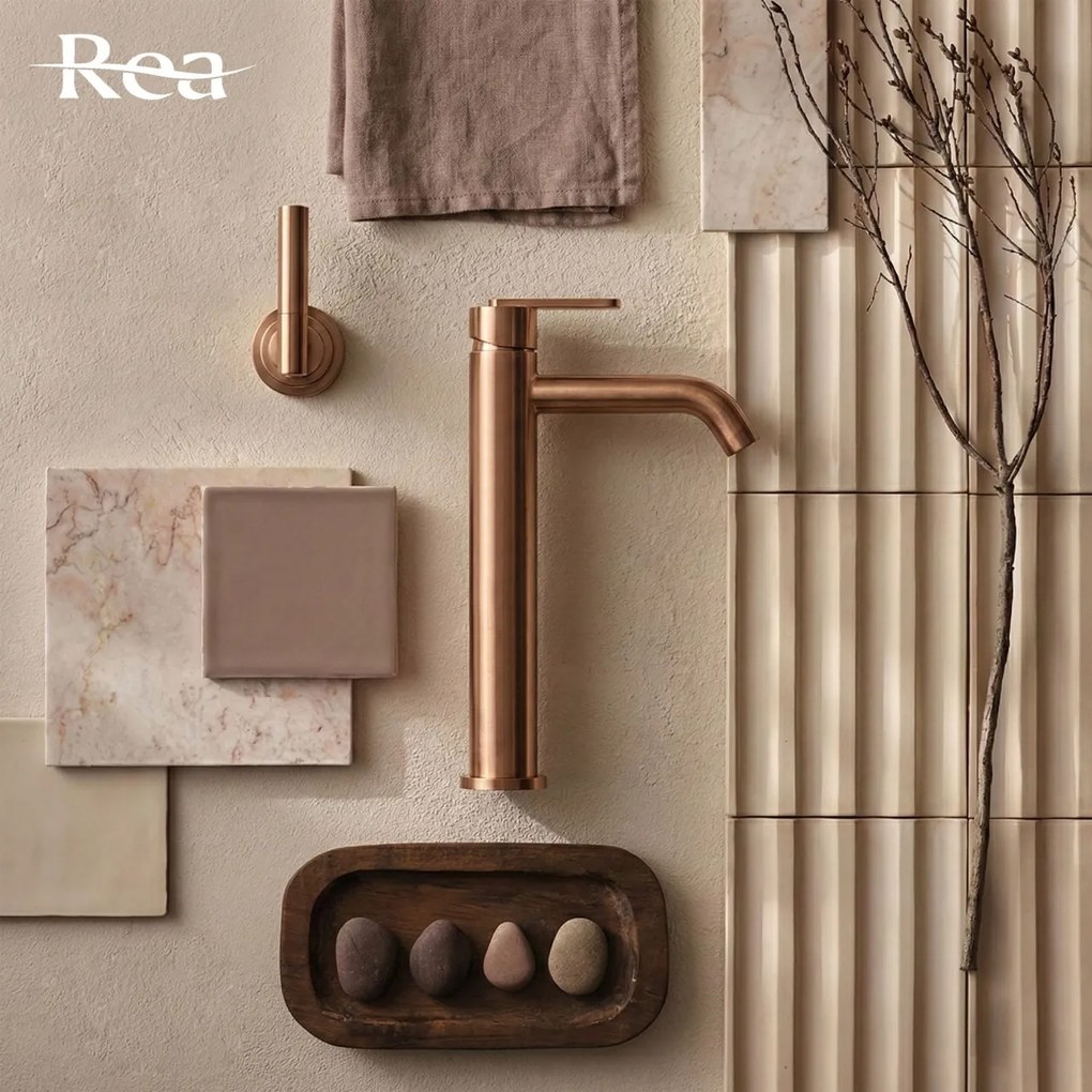 Baterie pentru baie Rea Ontario Brush Copper