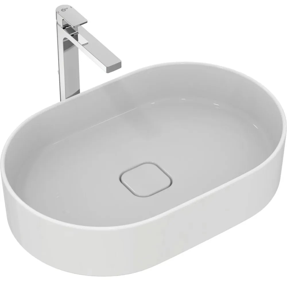 Lavoar pe blat alb 60 cm, oval, Ideal Standard Strada II Ovala