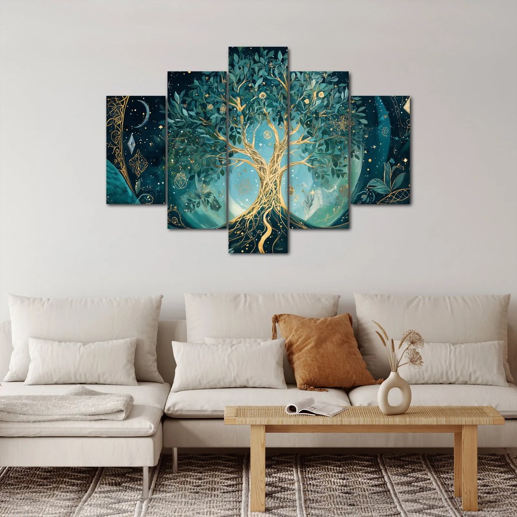 Tablou – Arborele vieții în univers (150x105 cm)